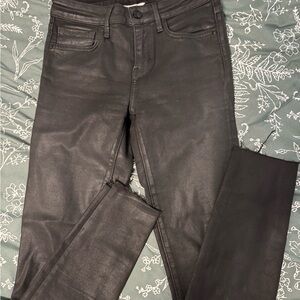 Women's matte Black Jeans